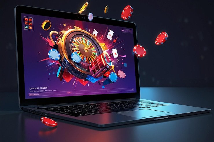 Pengguna membaca tutorial lewat ponsel